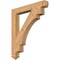 Ekena Millwork Merced Arts & Crafts Smooth Bracket, Western Red Cedar, 3 1/2"W x 28"D x 32"H BKT04X28X32MRC03SWR - alternate 1